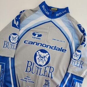 Butler University Cannondale Cycling Jersey Men's Size M‎ Short Sleeve Tifosi